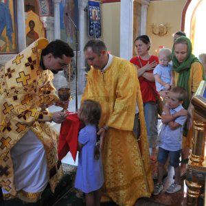 Литургия в день памяти великого князя Владимира