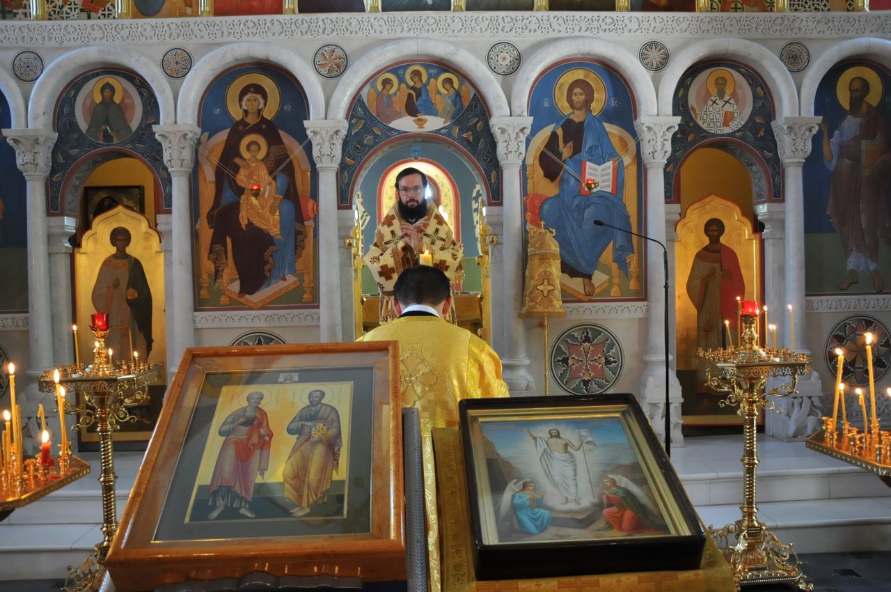 В день памяти апостолов Петра и Павла митрополит Корсунский и Западноевропейский Антоний возглавил Божественную литургию в Екатерининском храме города Рима В день памяти апостолов Петра и Павла митрополит Корсунский и Западноевропейский Антоний возглавил Божественную литургию в Екатерининском храме города Рима