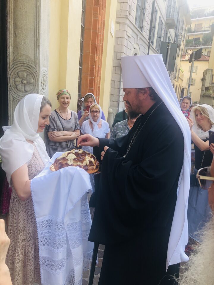 Митрополит Нестор посетил храм святых Сергия, Серафима и Викентия в Милане Митрополит Нестор посетил храм святых Сергия, Серафима и Викентия в Милане