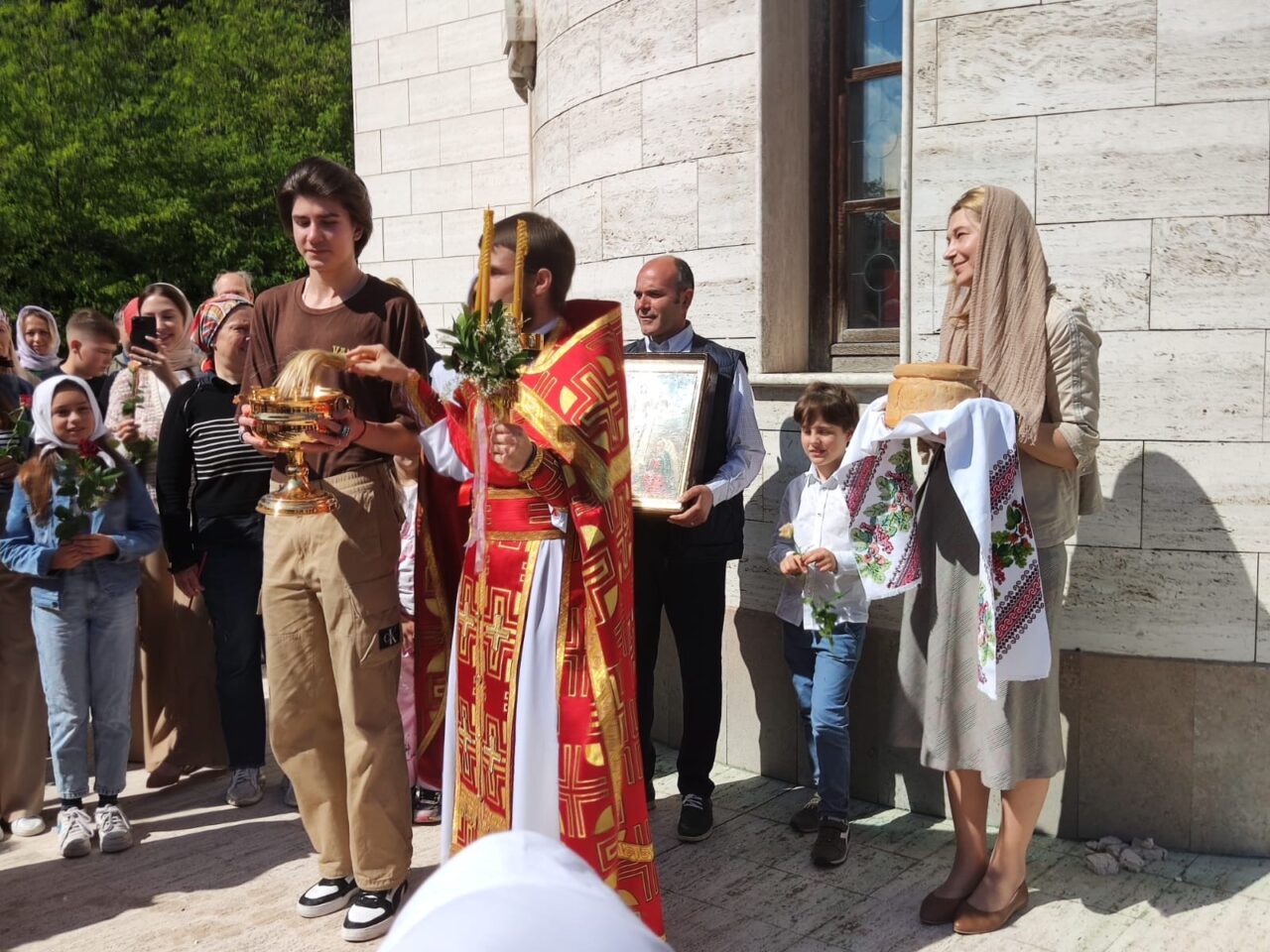 Пасхальный праздник в детской школе